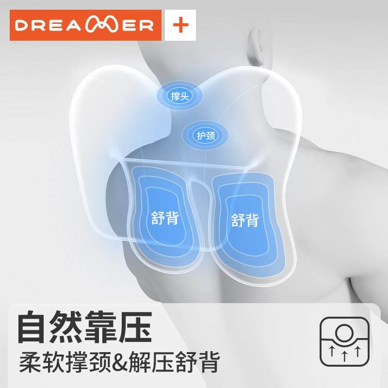 知梦人办公室头枕午睡电脑椅子加高头靠颈枕工位午休坐着仰睡神器,淘宝优惠券,粉丝福利购,淘宝优惠卷