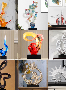 工艺品制作广场商场家居大型小型摆件订制玄关装饰品壁饰艺品定做