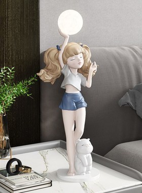 女孩客厅装饰摆件家居饰品电视柜酒柜软装灯房间桌V面乔迁生日礼