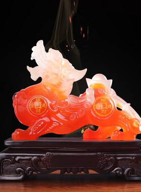 招财貔貅摆c件家居客厅玄关酒柜装饰品摆设创意工艺品乔迁开业礼