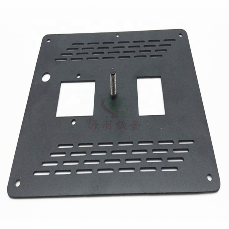 Metal industrial control chassis g customized aluminum alloy travel aluminum extruded material shell sheet metal processing. The picture is sampled