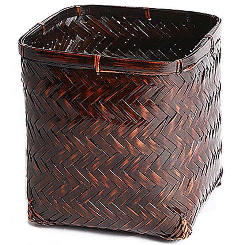 竹编收纳筐 花盆套储物篮 中式装饰整理盒 茶具收纳 茶笼,淘宝优惠券,粉丝福利购,淘宝优惠卷