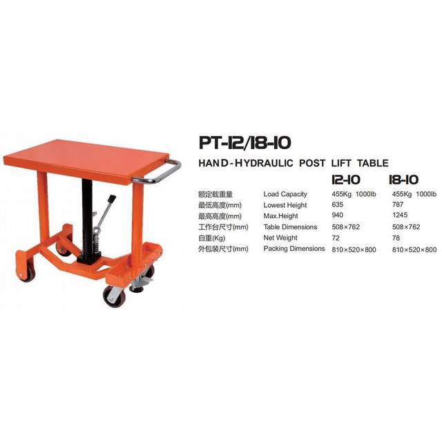 Mobile lifting working platform hydraulic lifting platform tool truck manual hydraulic column lifting platform manufacturer supply
