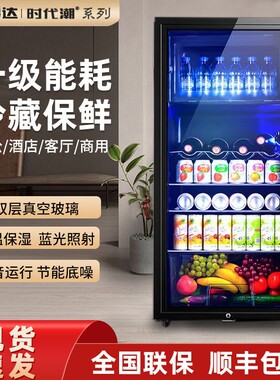 家用小型冰吧客厅冷藏单门保鲜柜办公室茶叶食品冰箱