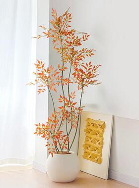 模拟植物南迪娜大型高雅易接近的豪华客厅假花室内彷生绿色植物装