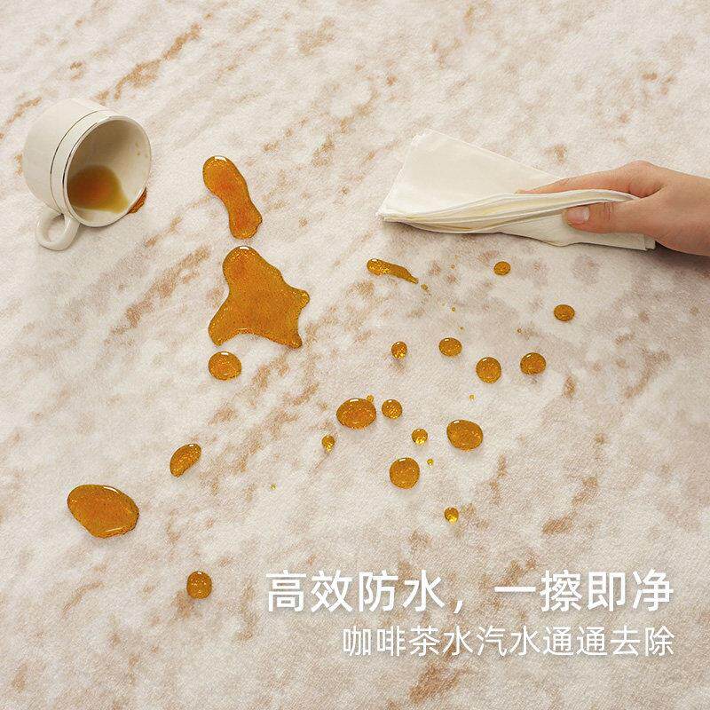 Bed front mat, bedroom bedside carpet, simple light luxury high-end living room bedside bedside light luxury bedside carpet floor mat waterproof