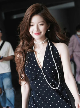 赵露思同款长款珍珠项