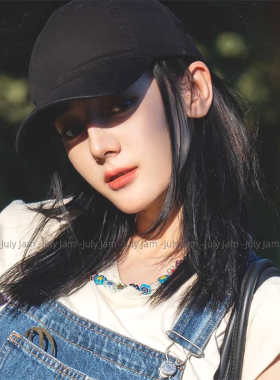 热巴同款小雏菊项链琉璃花朵颈链