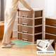 Storage cabinet drawer multi-layer installation-free cleaning box living room bedroom balcony underwear storage cabinet household