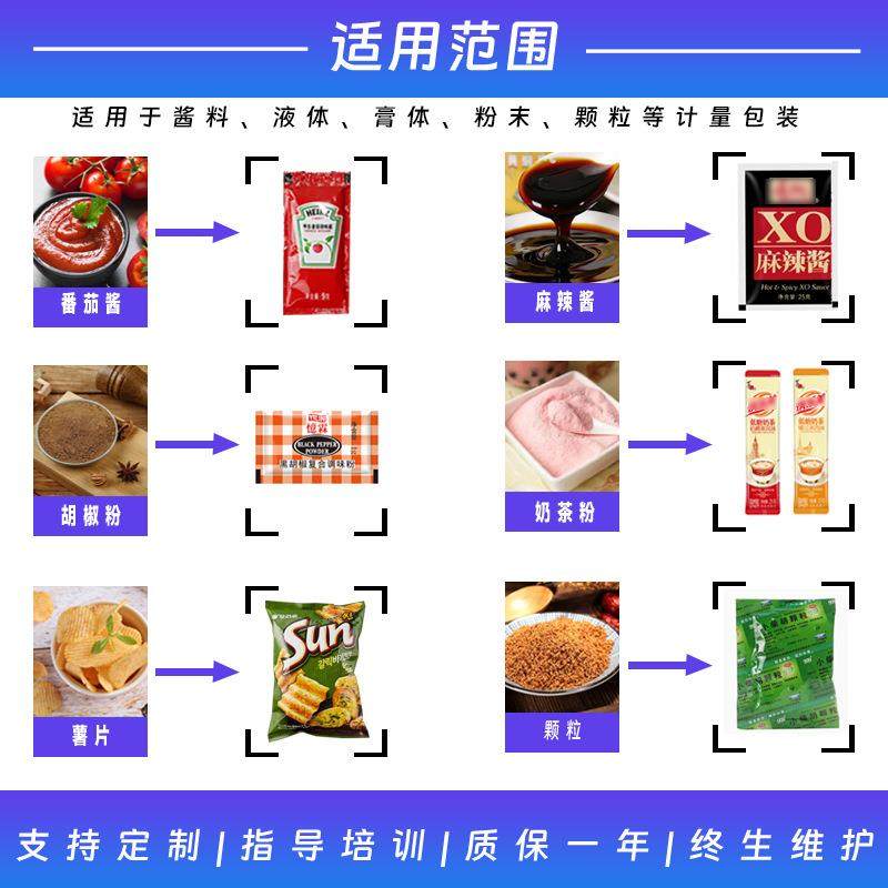 自动包装机威化饼苏打饼猫粮咖啡粉咖啡豆四边烫自立袋包装机,淘宝优惠券,粉丝福利购,淘宝优惠卷