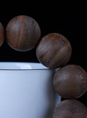 正区达拉干沉香手串108颗多圈木男女士情侣手链20m沉水级饰品念珠