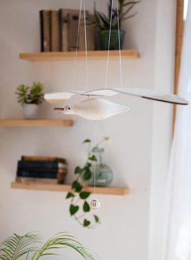 掬涵会飞的海鸥地中海空中吊饰挂件儿童房民宿悬挂创意木制挂饰