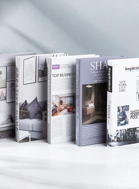 现代杂志假书彷真书装饰品家居摆件服装店柜台装饰道具书创意摆设