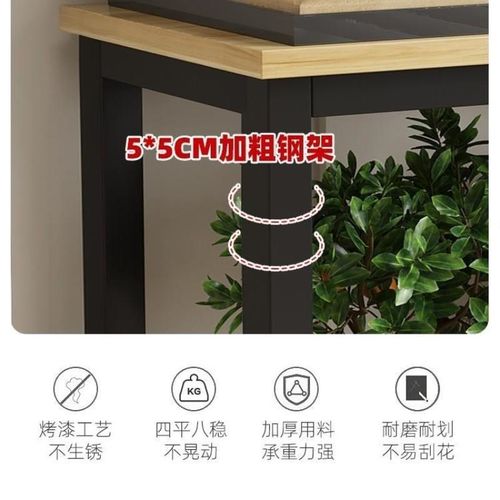 放鱼缸的架子柜子客厅家用多层金属专用底架托架承重底座桌子底柜 - 图2