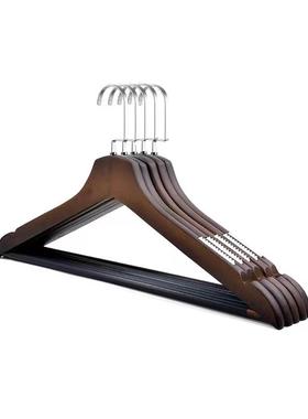 意式轻奢样板房衣柜榉木衣架衣服撑道具衣帽间装饰摆件酒店展厅