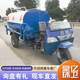 22 horsepower diesel three-wheeled sprinkler truck, Futian 3-square sprinkler truck, motorized three-wheeled fog cannon water sprinkler truck