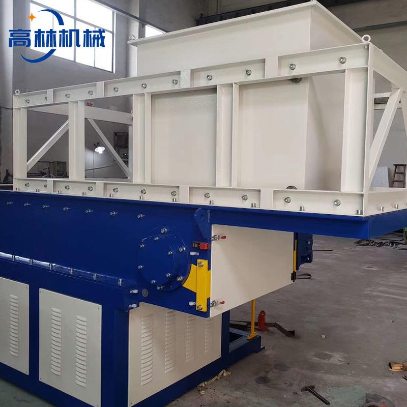 Shredder double shaft single shaft metal shredder chassis oil drum crusher waste plastic garbage crusher