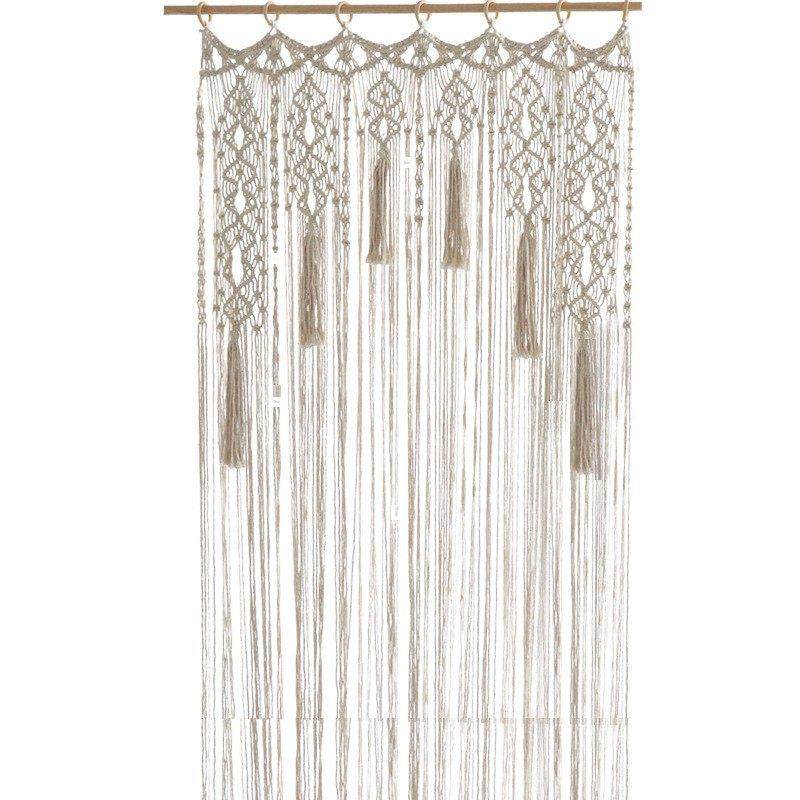 挂毯门帘手工编织门帘隔断流光墙挂波西米亚床和早餐装饰房间,淘宝优惠券,粉丝福利购,淘宝优惠卷