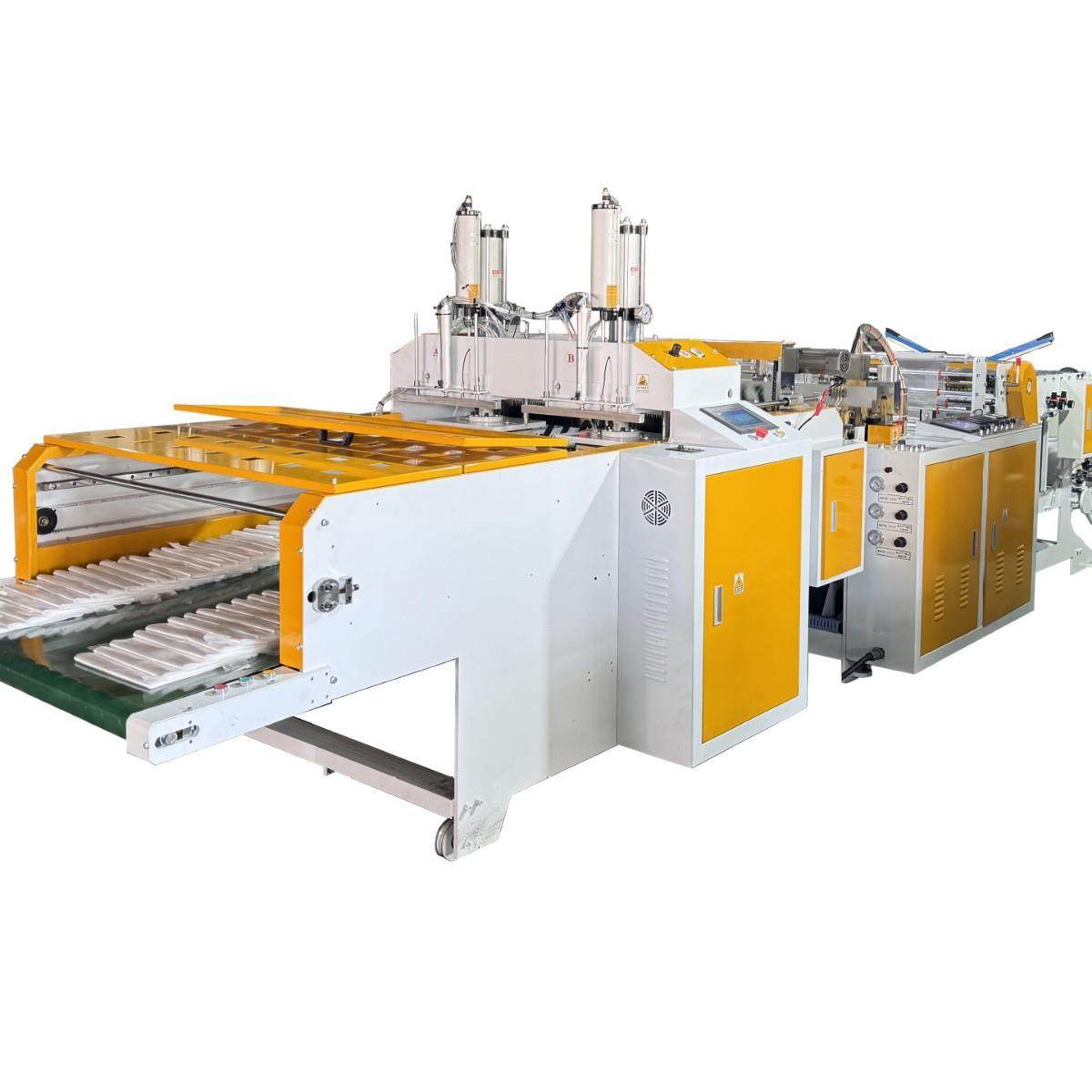 厂家推荐双层四线冷切制袋机自动冲口背心袋伺服电机控制,淘宝优惠券,粉丝福利购,淘宝优惠卷