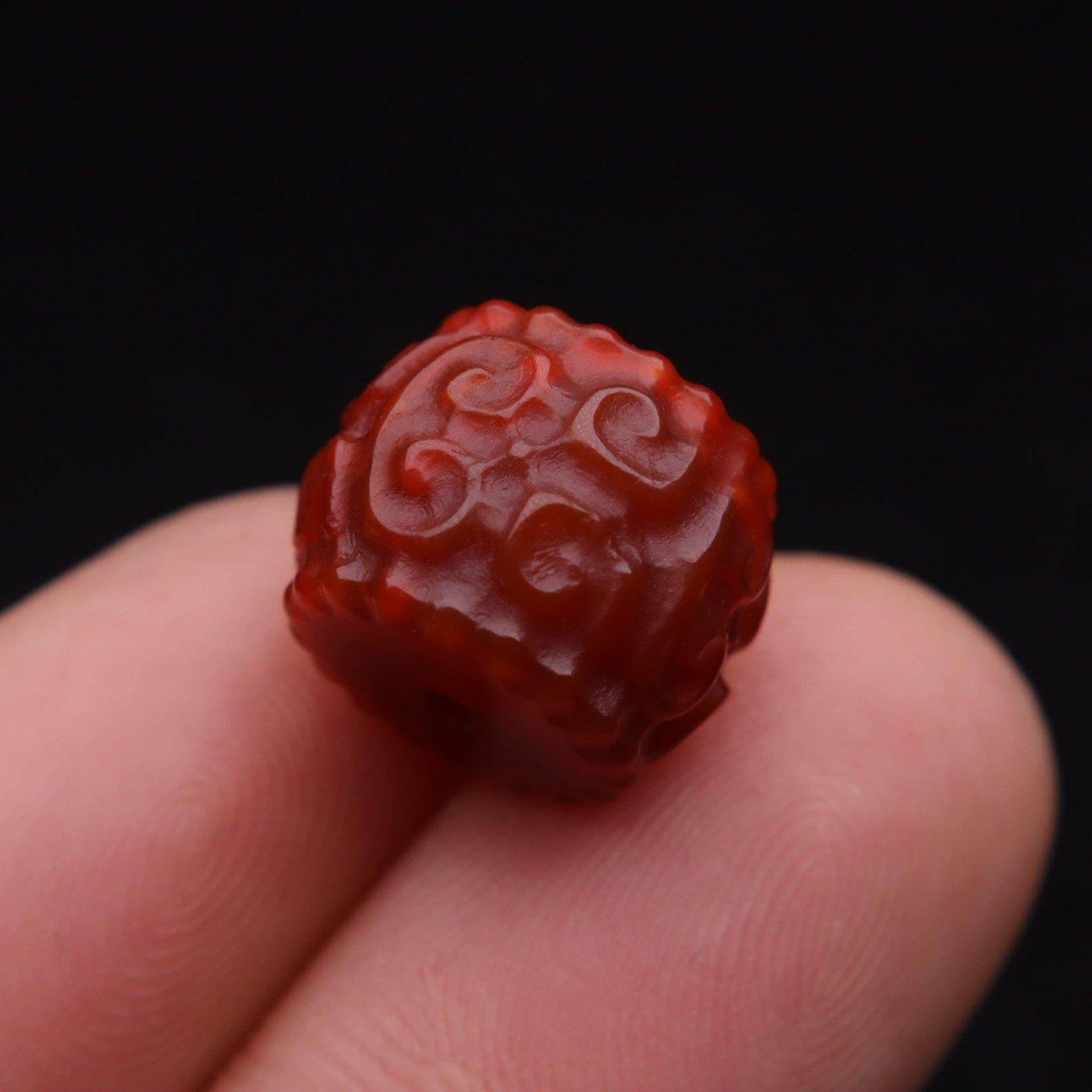 保真凉山满肉满色南红玛瑙回纹鼓珠桶珠算盘珠散珠DIY配饰新品,淘宝优惠券,粉丝福利购,淘宝优惠卷