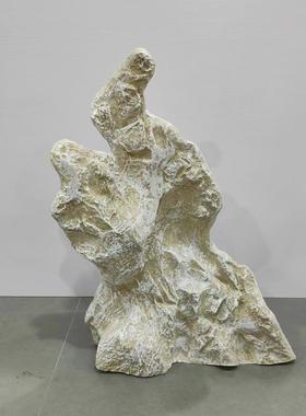 仿真玻璃钢石头景观园林装饰展台店铺庭院创意假山造景装饰摆件