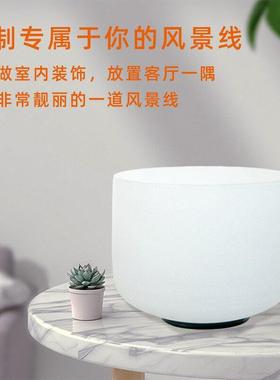 A级准音水晶钵432hz专业颂钵音疗钵瑜伽冥想钵钵佛音碗净心套装