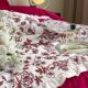 French retro A-class skin-friendly cotton wedding four-piece set red wedding quilt cover bed sheet new U-marriage dowry bedding