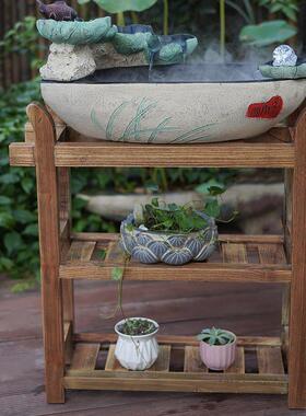 假山流水喷泉摆件客厅风水轮鱼缸创意加湿器开 业送礼招财落地水