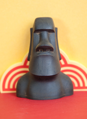 北欧创意复活节岛石像工艺品w小摆件纯手工客厅办公室桌面装饰摆