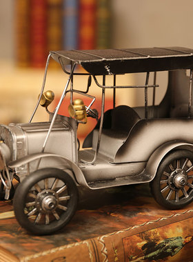 轻奢小摆件工业风酒n吧客厅电视柜家居装饰品艺术感书柜工艺品