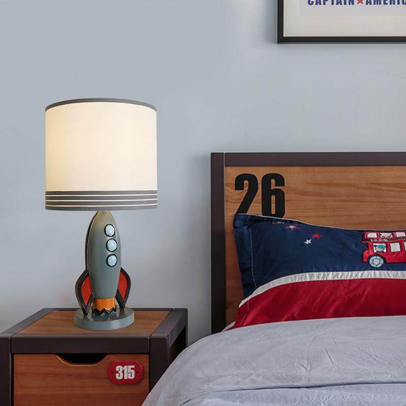 创意太空火箭台灯男孩北欧地中海卡通儿童房间卧室装饰床头灯护眼,淘宝优惠券,粉丝福利购,淘宝优惠卷