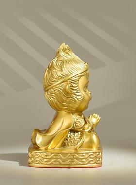 铜斗战胜佛摆件齐天大圣孙悟空美猴王猴子汽车车载办公室桌装饰品