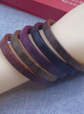 绿檀木方形手镯纯天然鸡血藤手饰学生木圈镯子老藤情侣饰品小众