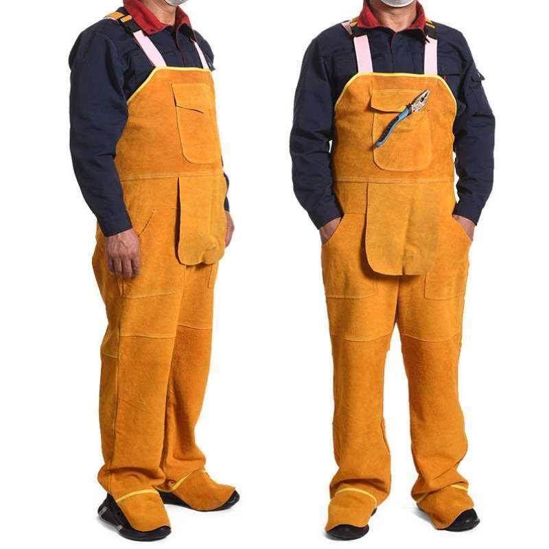 牛皮!烫围裙穿衣长袖焊工阻燃装备防护防火花防电焊反工作服隔热,淘宝优惠券,粉丝福利购,淘宝优惠卷