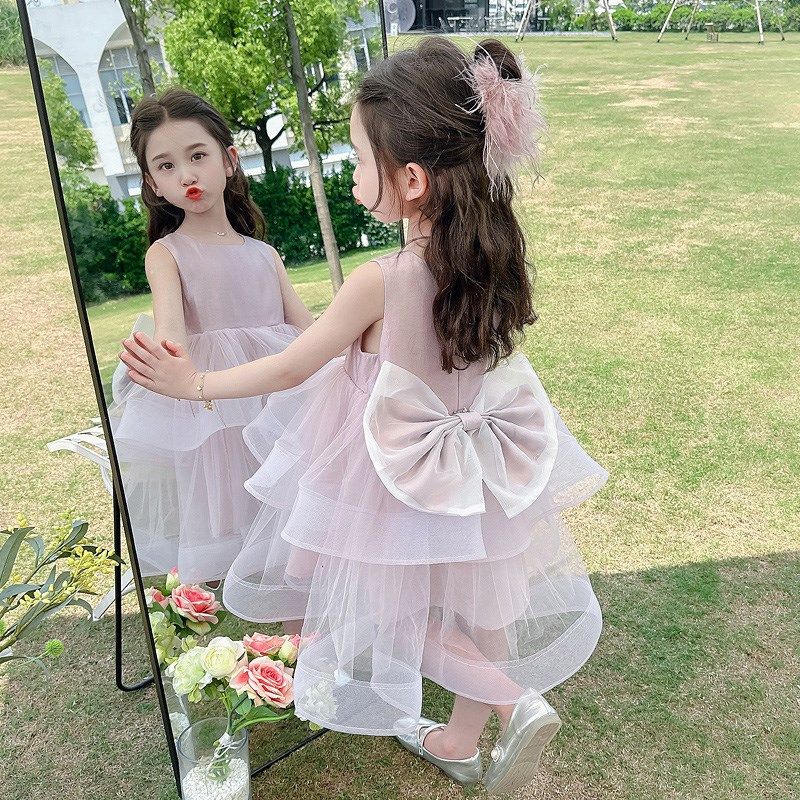 女童蓬蓬裙夏季2025新款儿童洋气背心裙子女孩宝宝网纱公主连衣裙,淘宝优惠券,粉丝福利购,淘宝优惠卷