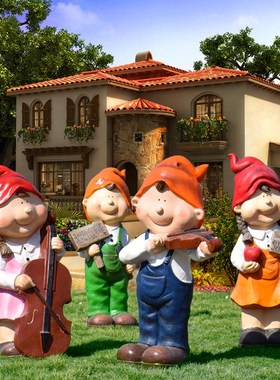 庭院花园装饰户外卡通人物摆件幼儿园H店门口迎宾娃娃园林景观小