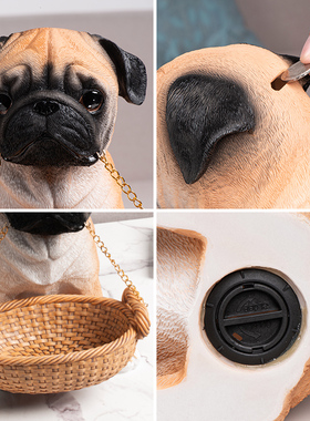 进门口放钥匙收纳摆件创意客厅玄关电视柜家居装饰T品乔迁新居礼