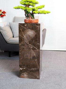 天然咖网大理石j底座摆件基座大型落地雕塑底座摆台摆件装饰台座