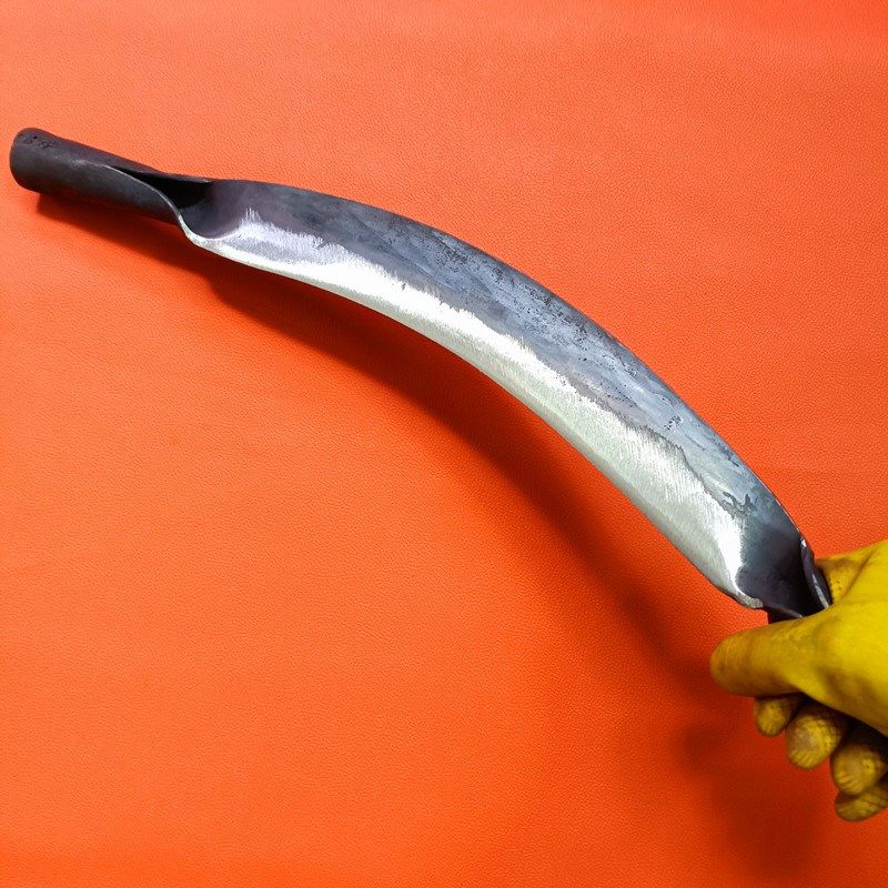 弯刀刮树皮刀刮皮刀弹簧钢手工锻打一体刮树皮刀剥皮专用刀具农具,淘宝优惠券,粉丝福利购,淘宝优惠卷