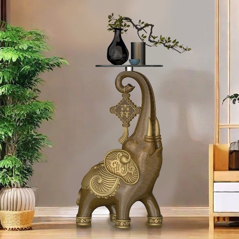 大象角几沙发旁边几落地装饰品玄关客厅大号摆件乔迁新居搬家礼物,淘宝优惠券,粉丝福利购,淘宝优惠卷