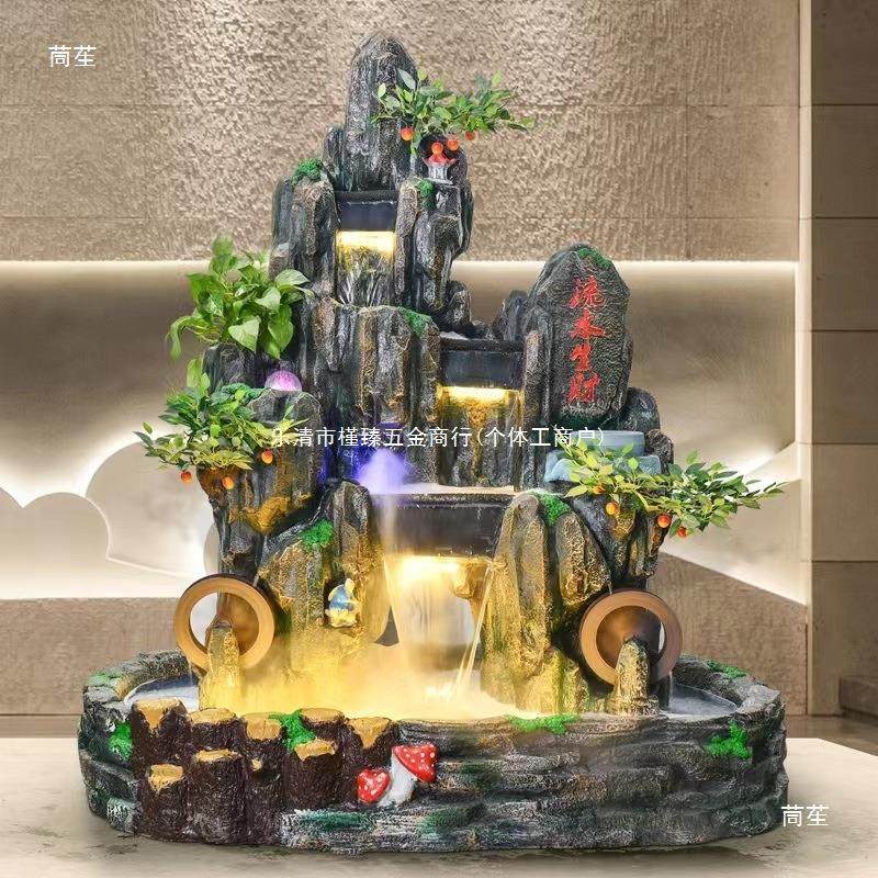 假山流水喷泉循环水鱼缸造景庭院客厅阳台公司办公室水景摆件,淘宝优惠券,粉丝福利购,淘宝优惠卷