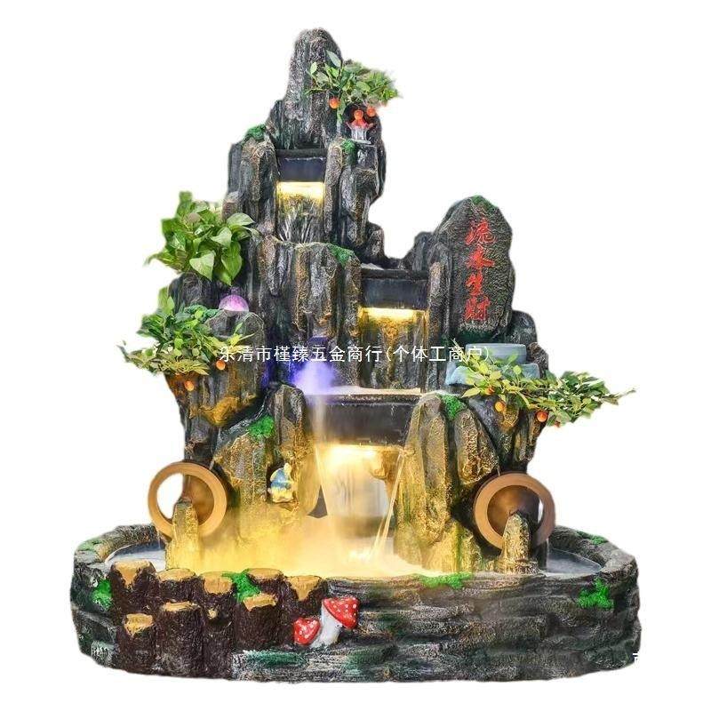 假山流水喷泉循环水鱼缸造景庭院客厅阳台公司办公室水景摆件,淘宝优惠券,粉丝福利购,淘宝优惠卷