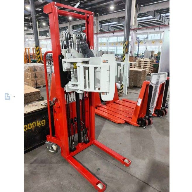 普尔夫抱夹叉车卷材液压夹抱机油桶倒料翻转机纸筒卷膜手动夹抱车,淘宝优惠券,粉丝福利购,淘宝优惠卷