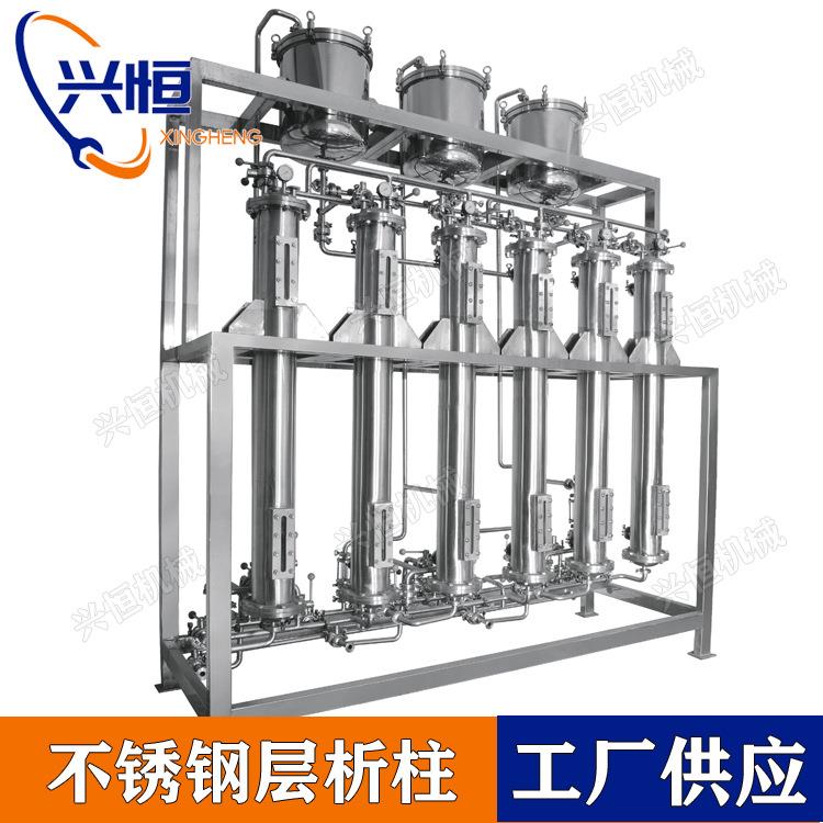 工业用不锈钢层析柱50-2000L不锈钢层析柱阴阳离子交换柱 - 图2
