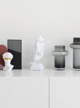 高级感轻奢摆件酒柜样板间t客厅电视橱柜高档艺术摆设现代软装饰