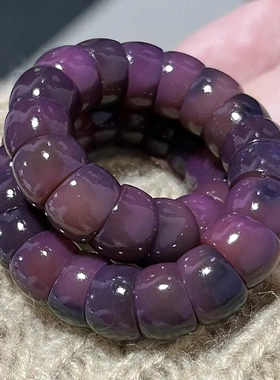 奶油系猪大肠菩提根手串渐变绕指柔手持文玩手链女学生盘玩男佛珠