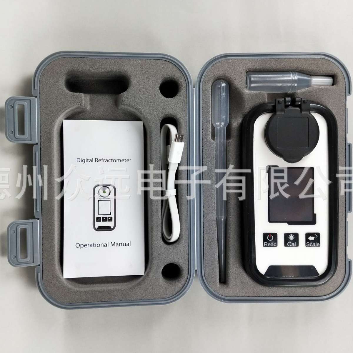 数显充电款DR401葡萄酒OE果酒测试折射仪比重计酒精糖度计仪器 - 图1