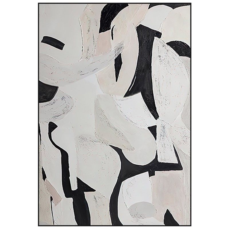 侘寂风装饰画黑白抽象艺术客厅沙发背景巨幅落地画高级感卧室挂画,淘宝优惠券,粉丝福利购,淘宝优惠卷