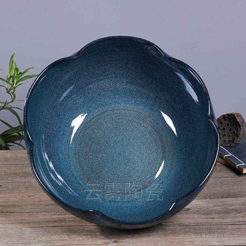 景德镇陶瓷金鱼缸养鱼盆乌龟荷花缸睡莲盆客厅装饰摆件创意风水缸,淘宝优惠券,粉丝福利购,淘宝优惠卷