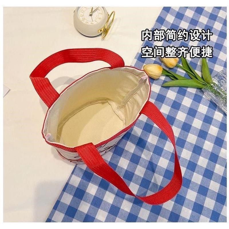 玉桂狗手提便当袋子水桶上班小拎包童趣可爱插画大耳狗涂鸦帆布包,淘宝优惠券,粉丝福利购,淘宝优惠卷